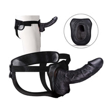 Load image into Gallery viewer, Erection Assistant Hollow Strap-on 8 Black "