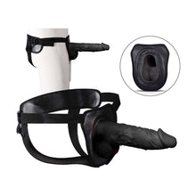 Load image into Gallery viewer, Erection Assistant Hollow Strap-on 9.5 Black "