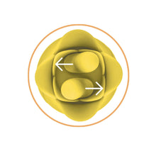 Load image into Gallery viewer, Clit-tastic Tulip Finger Massager Yellow