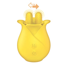 Load image into Gallery viewer, Clit-tastic Tulip Finger Massager Yellow