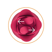 Load image into Gallery viewer, Clit-tastic Tulip Finger Massager & Plug Red