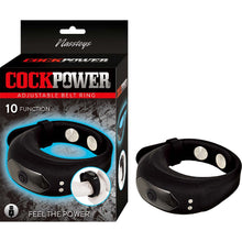 Load image into Gallery viewer, Cockpower Adjustable Belt Ring Black