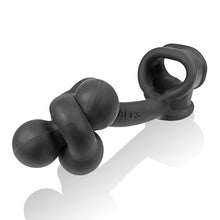 Load image into Gallery viewer, Buttballs Asslock & Cocksling Oxballs Silicone/tpr Blend Black Ice