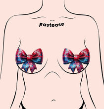 Load image into Gallery viewer, Disco Ball Bow Pasties