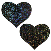 Load image into Gallery viewer, Pastease Glitter Heart Black