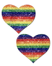 Load image into Gallery viewer, Pastease Glitter Rainbow Heart