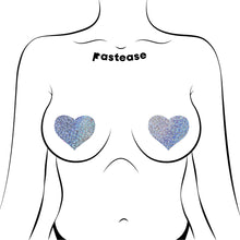 Load image into Gallery viewer, Pastease Hearts Silver Glitter