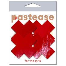 Load image into Gallery viewer, Pastease Petite Plus X Faux Latex Red Crosses