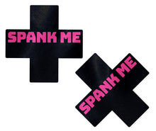 Load image into Gallery viewer, Pastease Liquid Black Cross Pink Spank Me