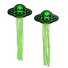 Load image into Gallery viewer, Pastease Ufo Alien Tassels Glow In The Dark