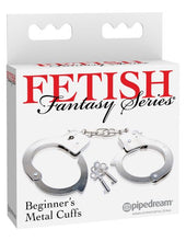 Load image into Gallery viewer, Fetish Fantasy Beginners Metal Cuffs