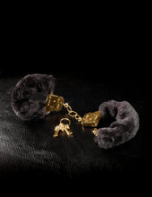 Load image into Gallery viewer, Fetish Fantasy Gold Deluxe Furry Cuffs
