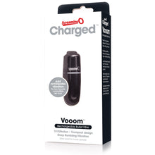 Load image into Gallery viewer, Screaming O Charged Vooom Rechargeable Bullet Vibe Black