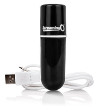 Load image into Gallery viewer, Screaming O Charged Vooom Rechargeable Bullet Vibe Black