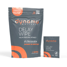 Load image into Gallery viewer, Screaming O Dynamo Wellness Delay Wipe 6 Pack
