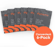 Load image into Gallery viewer, Screaming O Dynamo Wellness Delay Wipe 6 Pack