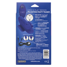 Load image into Gallery viewer, Lock-n-play Remote Pulsating Panty Teaser