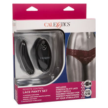 Load image into Gallery viewer, Remote Control Lace Panty Set S/m Burgundy