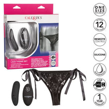 Load image into Gallery viewer, Remote Control Lace Thong Set