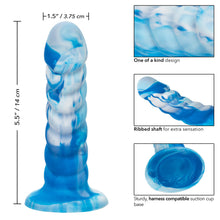 Load image into Gallery viewer, Twisted Love Twisted Ribbed Probe Blue