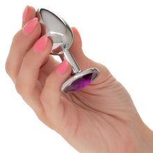 Load image into Gallery viewer, Jewel Small Amethyst Plug