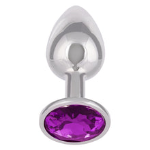 Load image into Gallery viewer, Jewel Small Amethyst Plug