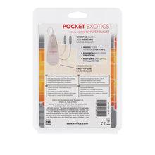 Load image into Gallery viewer, Pocket Exotic Dual Heated Whisper Bullet