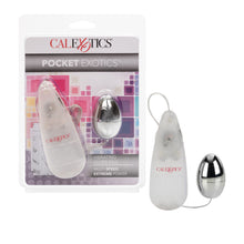 Load image into Gallery viewer, Pocket Exotics Vibrating Silver Egg