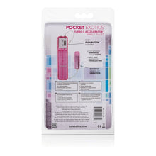 Load image into Gallery viewer, Pocket Exotic Turbo 8 Single Bullet W/ Sleeve Pink