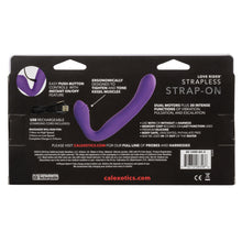 Load image into Gallery viewer, Rechargeable Love Rider Strap On Purple