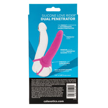 Load image into Gallery viewer, Love Riders Dual Penetrator Silicone Pink