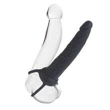 Load image into Gallery viewer, Love Riders Dual Penetrator Black Silicone