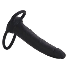 Load image into Gallery viewer, Love Riders Dual Penetrator Black Silicone