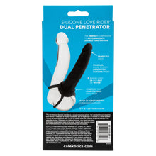Load image into Gallery viewer, Love Riders Dual Penetrator Black Silicone