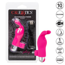 Load image into Gallery viewer, Intimate Play Rechargeable Finger Bunny