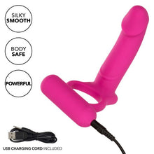 Load image into Gallery viewer, Silicone Rechargeable Dual Massager