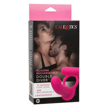 Load image into Gallery viewer, Silicone Rechargeable Dual Massager
