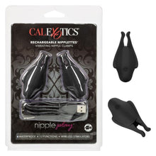 Load image into Gallery viewer, Nipple Play Rechargeable Nipplettes Black