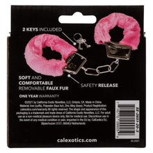 Load image into Gallery viewer, Playful Furry Cuffs Pink