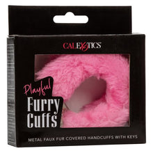 Load image into Gallery viewer, Playful Furry Cuffs Pink