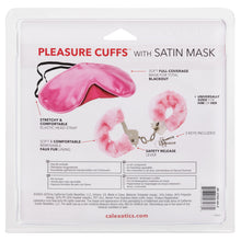 Load image into Gallery viewer, Pleasure Cuffs W/satin Mask