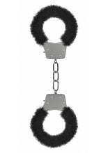 Load image into Gallery viewer, Pleasure Handcuffs Furry Black