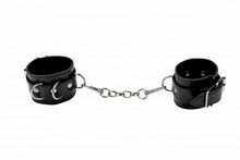 Load image into Gallery viewer, Leather Cuffs Black