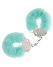 Load image into Gallery viewer, Ouch! Heavy Duty Fluffy Handcuffs - Powder Green