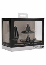 Load image into Gallery viewer, (wd) Interchangeable Butt Plug Rounded Medium Black