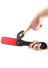 Load image into Gallery viewer, Ouch! Paddle Hearts Black