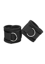 Load image into Gallery viewer, Velvet & Velcro Wrist Cuffs Adjustable Black