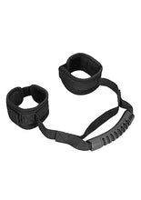Load image into Gallery viewer, Ouch! Sturdy Handcuffs W/ Handle Black