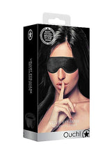 Load image into Gallery viewer, Velvet & Velcro Eye Mask Adjustable Black
