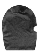 Load image into Gallery viewer, Velvet & Velcro Mask W/ Mouth Opening Black
